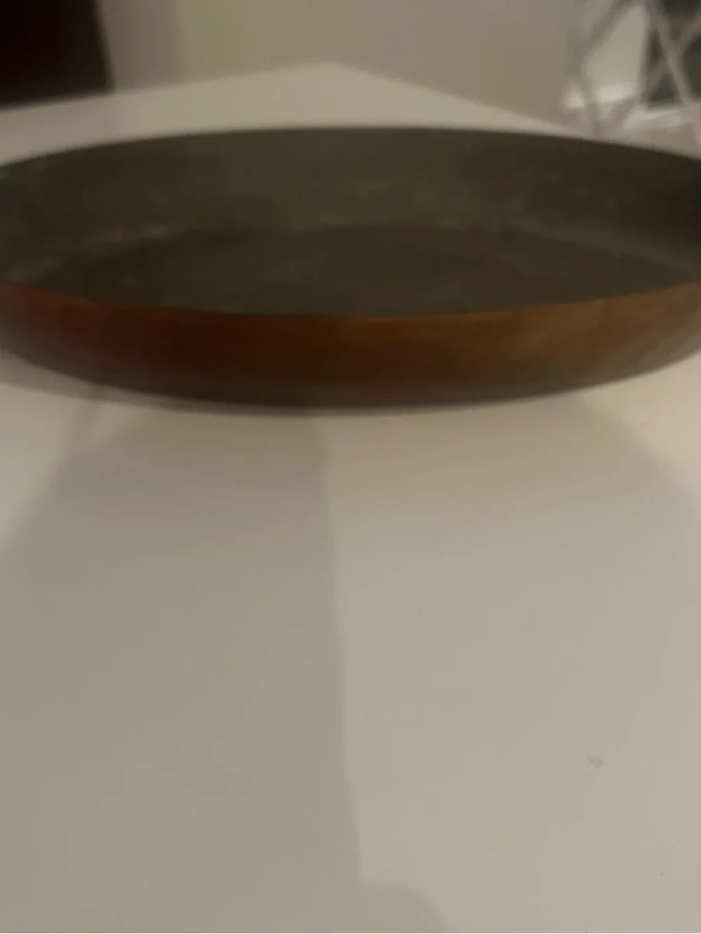 Vintage William Sonoma 14 Inch Copper Fry Pan for restoration